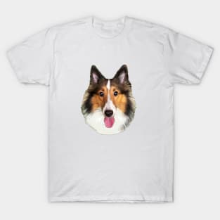 Shetland Sheepdog Sheltie Tri Puppy Dog T-Shirt